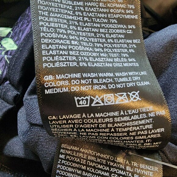 The North Face Plus Size Floral Black Active Crop Top‎ Size 3XL NEW $45 MSRP - Picture 12 of 13